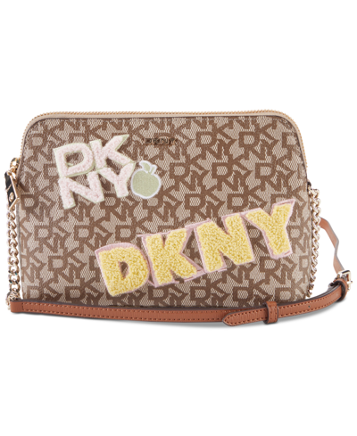 DKNY Bryant Dome Crossbody Chino/Caramel, Crossbody Bag