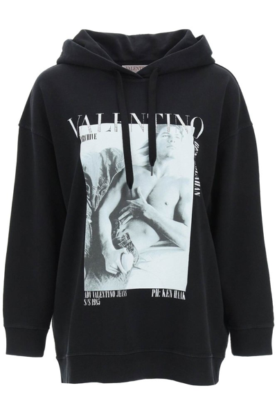 Shop Valentino Photograph In Black