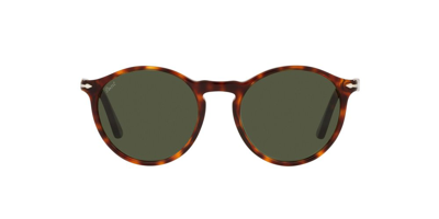 Shop Persol Round Frame Sunglasses In Multi