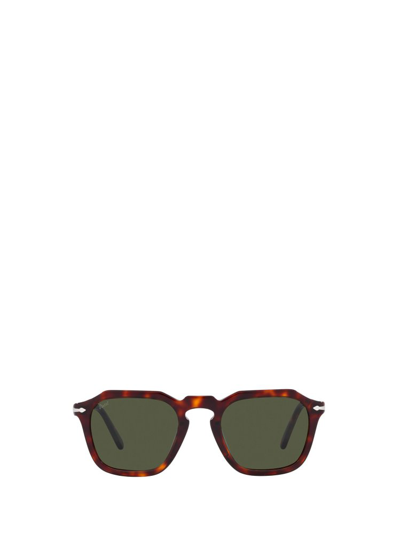 Shop Persol Square Frame Sunglasses In Multi