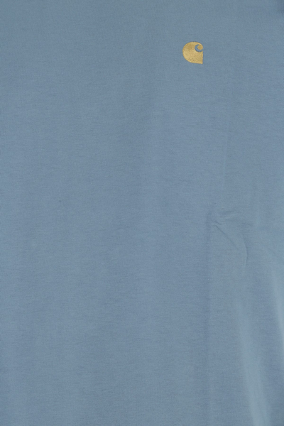 Shop Carhartt Air Force Blue Cotton T-shirt Blue  Wip Uomo M
