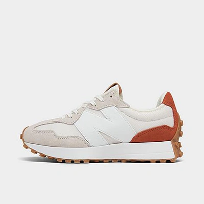New Balance 327 Contrasting Accent Sneakers Women In Sea Salt/rust Oxide