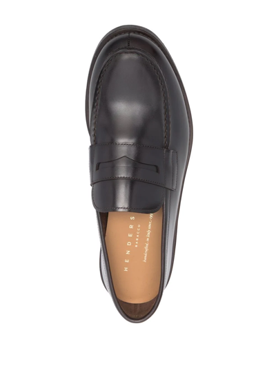 Shop Henderson Baracco Slip-on Loafers In Braun