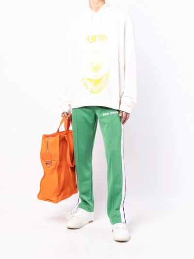 Ih Nom Uh Nit Sketch Print Hoodie In Weiss