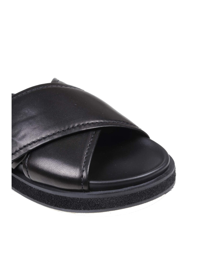 Shop Jimmy Choo Jimmy Joo Sandal In Black Nappa