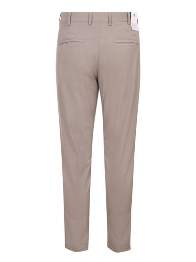Shop Pt01 Slim Chino Trousers In Brown