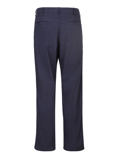 Shop Original Vintage Style Straight Trousers In Blue