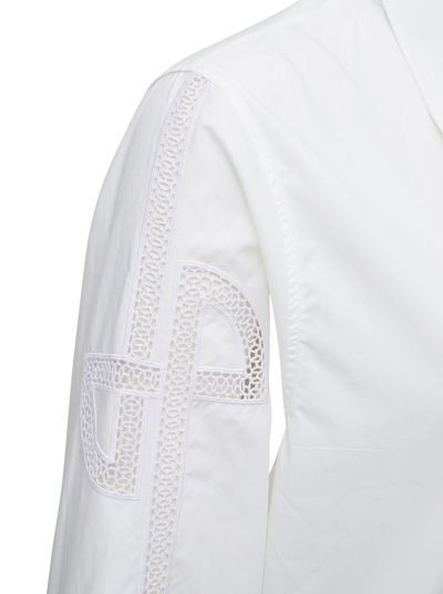 Shop Patou White Cotton Poplin Shirt