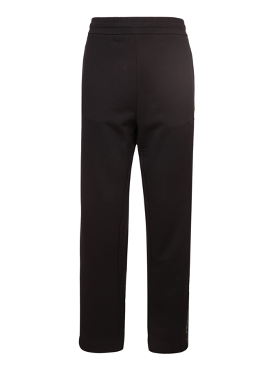 Shop Moncler Jogger Pants In Black