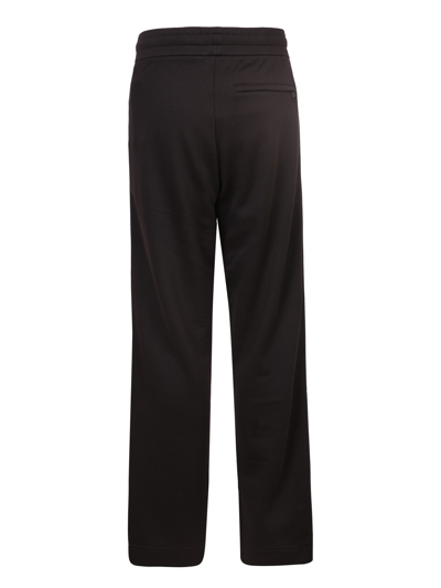 Shop Moncler Jogger Pants In Black