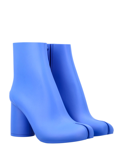 Shop Maison Margiela Rubber Tabi Boot In Blue