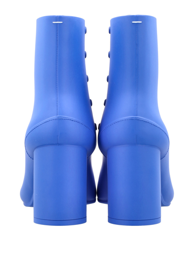 Shop Maison Margiela Rubber Tabi Boot In Blue