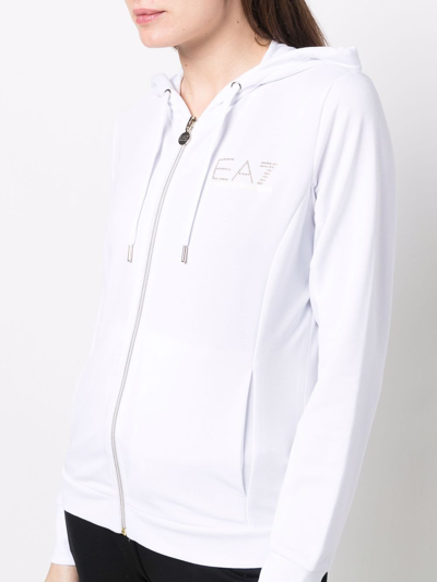Shop Ea7 Sweaters White