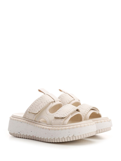 Shop Chloé Women's White Other Materials Sandals