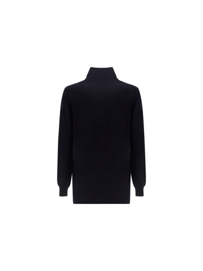 Shop Prada Women's Blue Wool Sweater