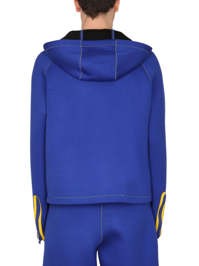 Shop Moschino Men's Light Blue Other Materials Sweatshirt