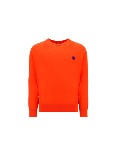 Shop Versace Men's Red Other Materials Sweater