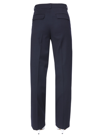Shop Sportmax Tailored Cone Pants In Blu