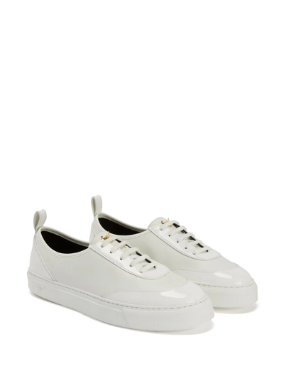 Shop Giuseppe Zanotti Lace-up Sneakers In White