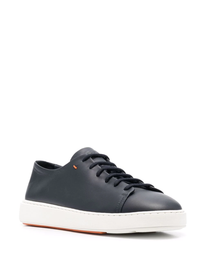Santoni Low-top Trainers In Blau