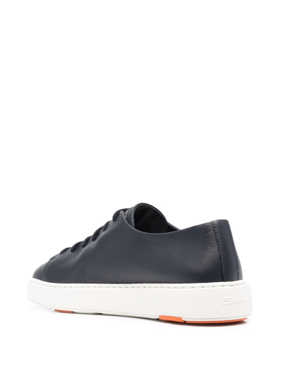 Santoni Low-top Trainers In Blau