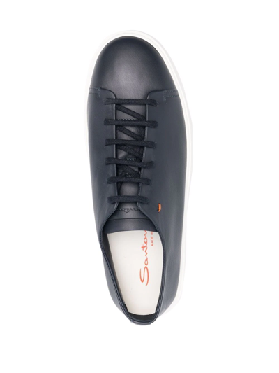 Santoni Low-top Trainers In Blau