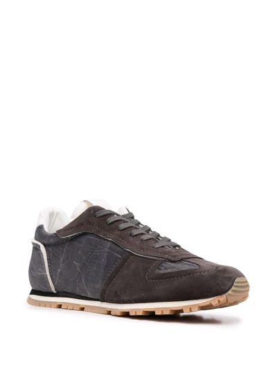 Shop Maison Margiela Retro Low-top Sneakers In Grey