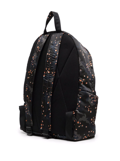 Shop Porter-yoshida & Co Mixed Print Backpack In Chip Camo