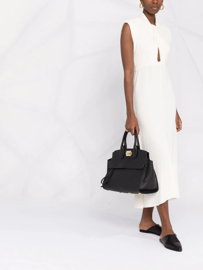 Ferragamo The Studio Soft Tote Bag In Schwarz