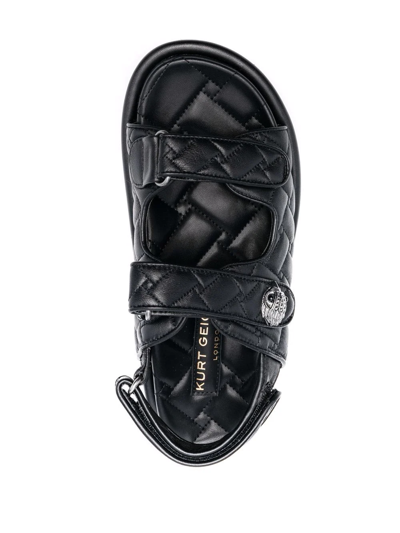 Kurt Geiger Orson Sandals In Schwarz