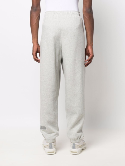 Nike Swoosh Logo-embroidery Track Pants In Grau