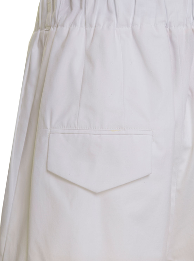 Shop Jejia Woman's White Baby Cotton Trousers