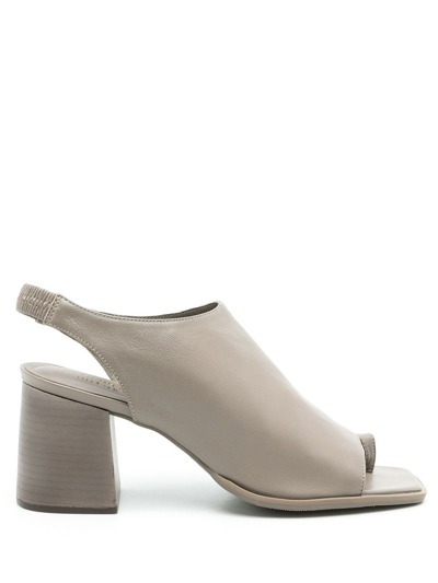 Shop Studio Chofakian Sapatilha Open-toe Sandals In Grey