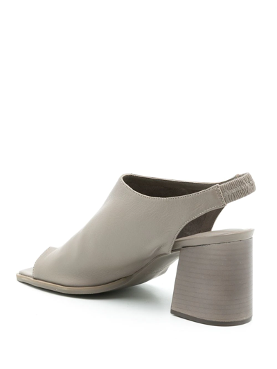 Shop Studio Chofakian Sapatilha Open-toe Sandals In Grey