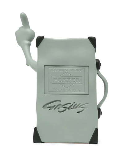 Porter-yoshida & Co Logo Embossed Collectible Ornament In Grün
