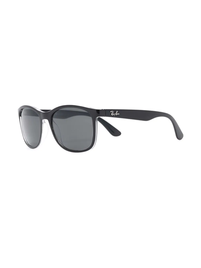 Ray Ban Square-frame Sunglasses In Schwarz
