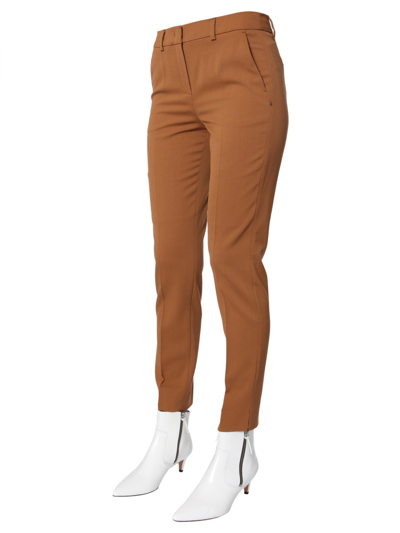 Shop Sportmax Code "moretto" Trousers In Brown