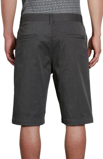 Shop Volcom Monty Stretch Shorts In Charcoal Heather Cambodia