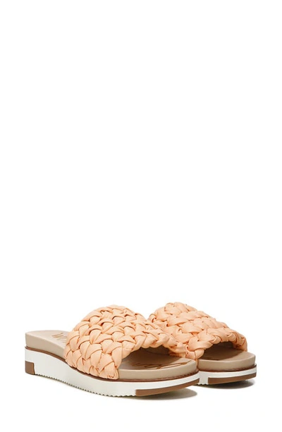 Shop Sam Edelman Ainslie Slide Sandal In Peach Pearl