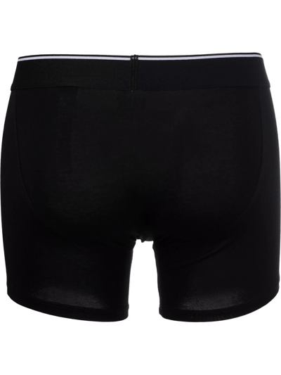 Shop Diesel Umbx-sebastian Boxer Briefs (pack Of Three) In Black