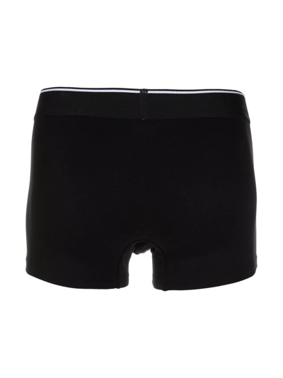 Shop Diesel Umbx-damien Boxer Briefs (pack Of Three) In Black