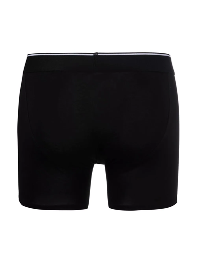 Shop Diesel Umbx-sebastian Boxer Briefs (pack Of Three) In Black