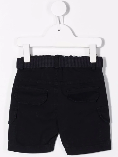 Lapin House Belted-waist Shorts In Blue