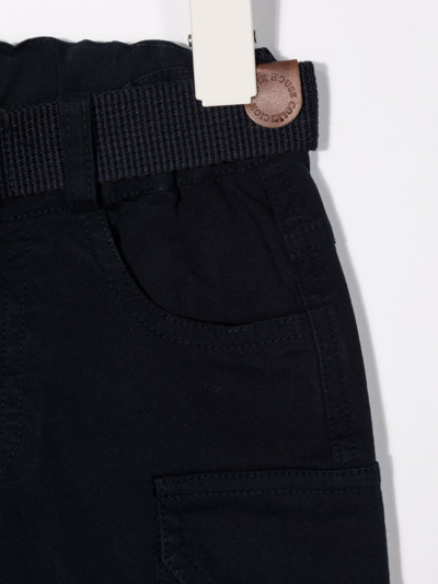 Lapin House Belted-waist Shorts In Blue