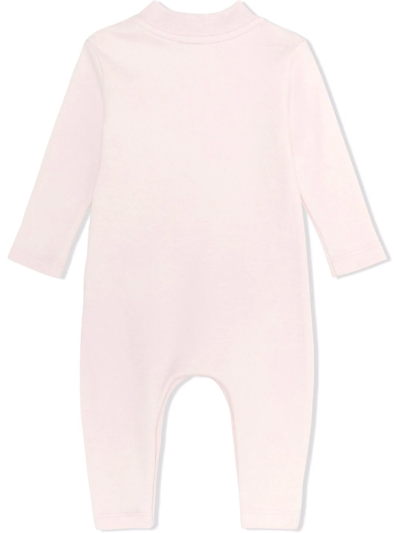 Palm Angels Logo-print Romper In Pink