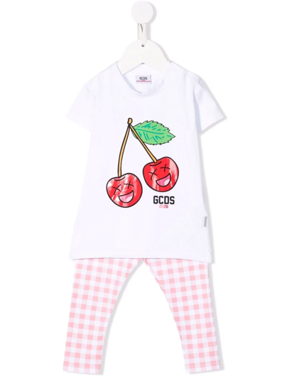 Shop Gcds Logo-print Tracksuit Set In White