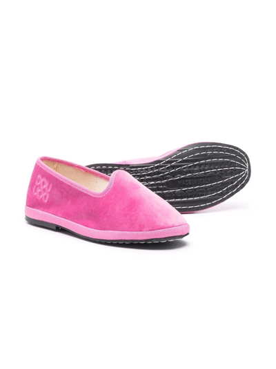 Shop Douuod Slip-on Ballerinas In Pink