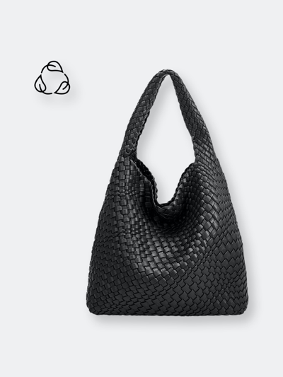 Shop Melie Bianco Johanna Black Large Shoulder Bag