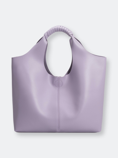 Shop Melie Bianco Linda Lilac Medium Tote Bag In Purple