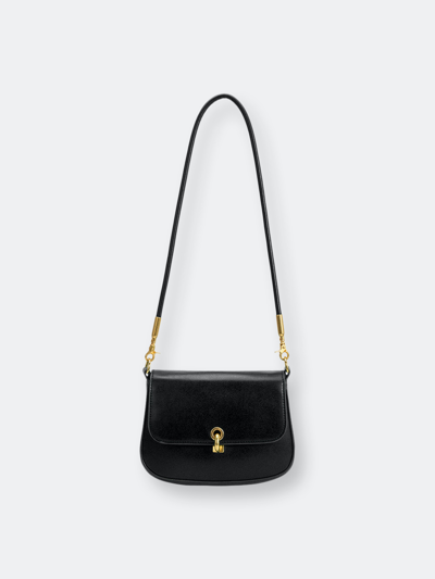 Shop Melie Bianco Patricia Black Small Shoulder Bag